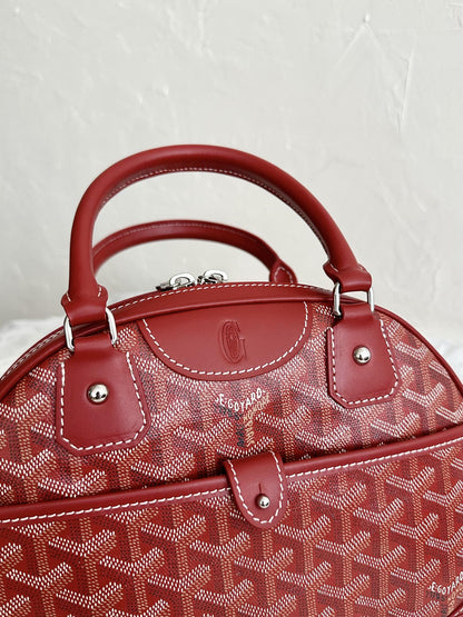 Goyard Saint Jeanne Bag Coated Canvas PM Red 9496843