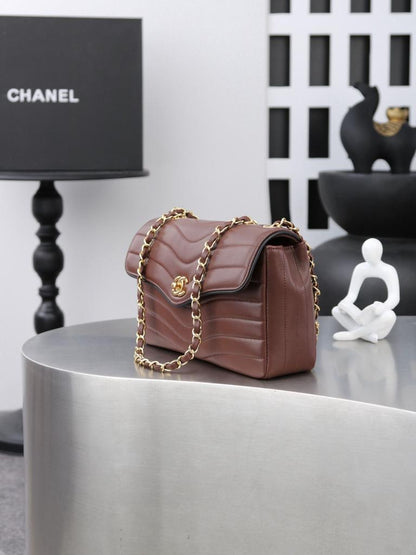 Chanel flap bag quilted leather