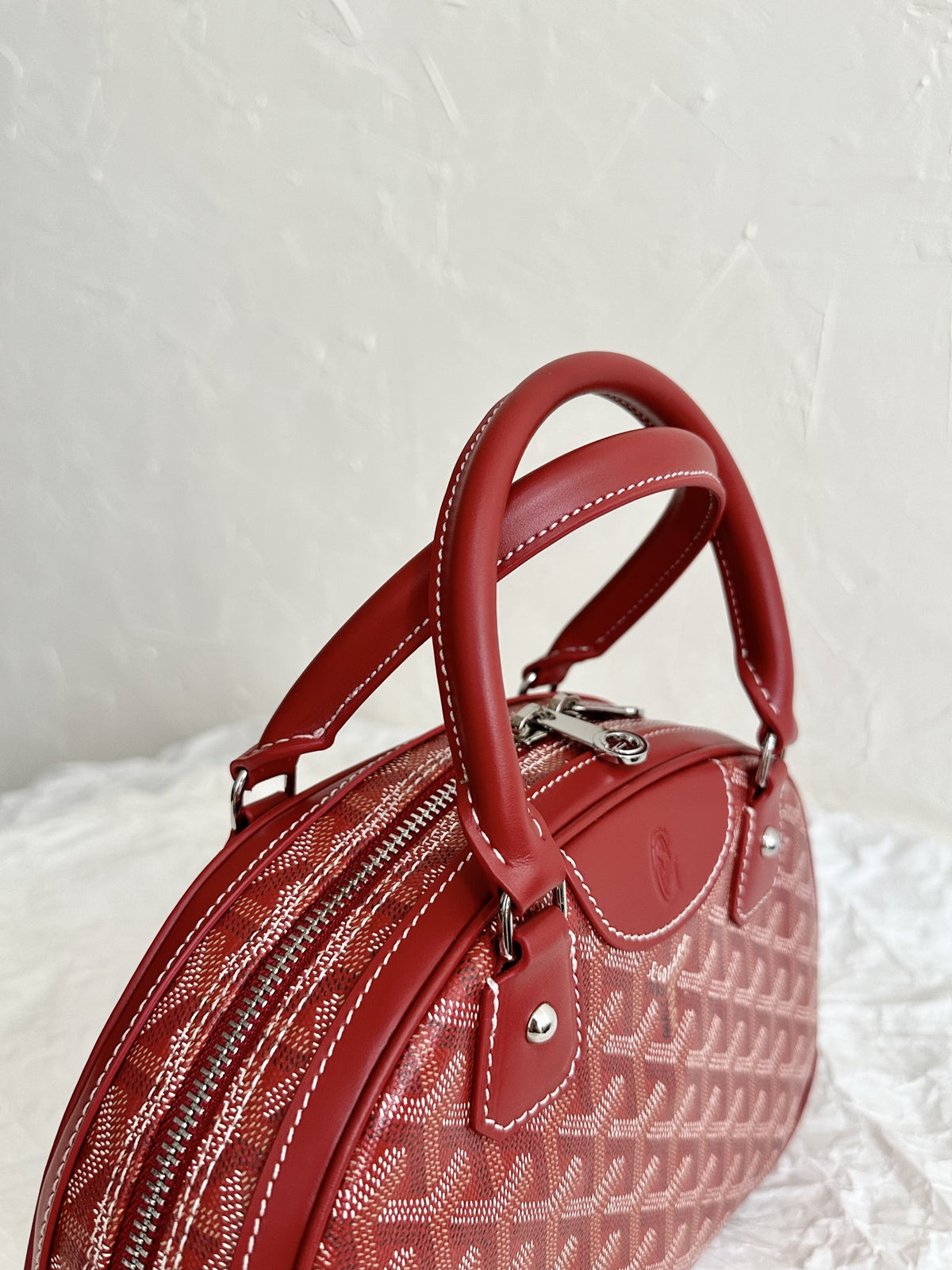 Goyard Saint Jeanne Bag Coated Canvas PM Red 9496843