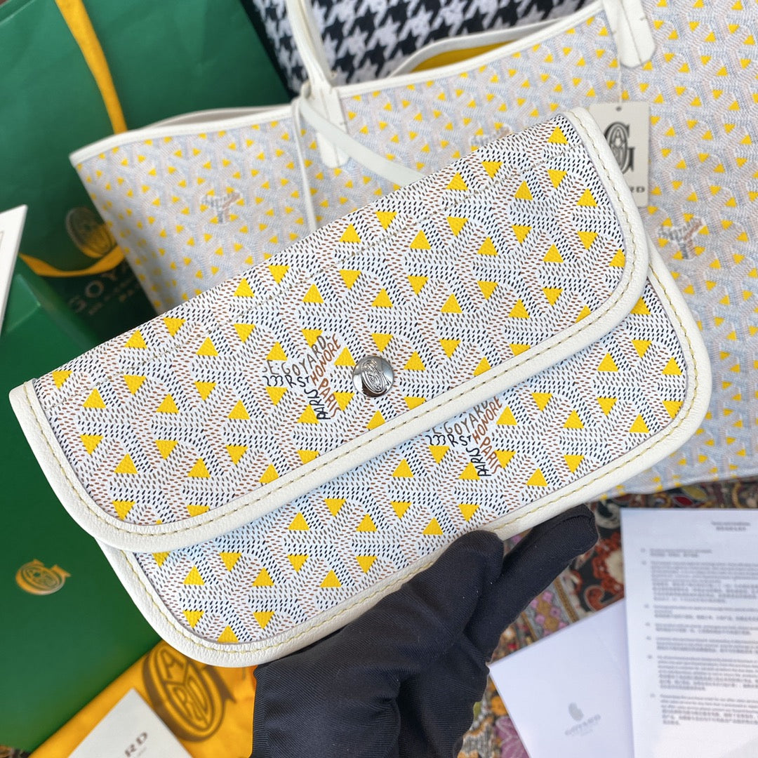 Goyard limited edition Saint Louis Claire-Voie GM Bag /Tote – Yellow