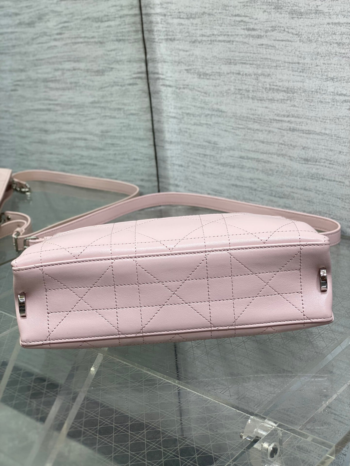Dior Trianon Bag in Pink Gold Hardware