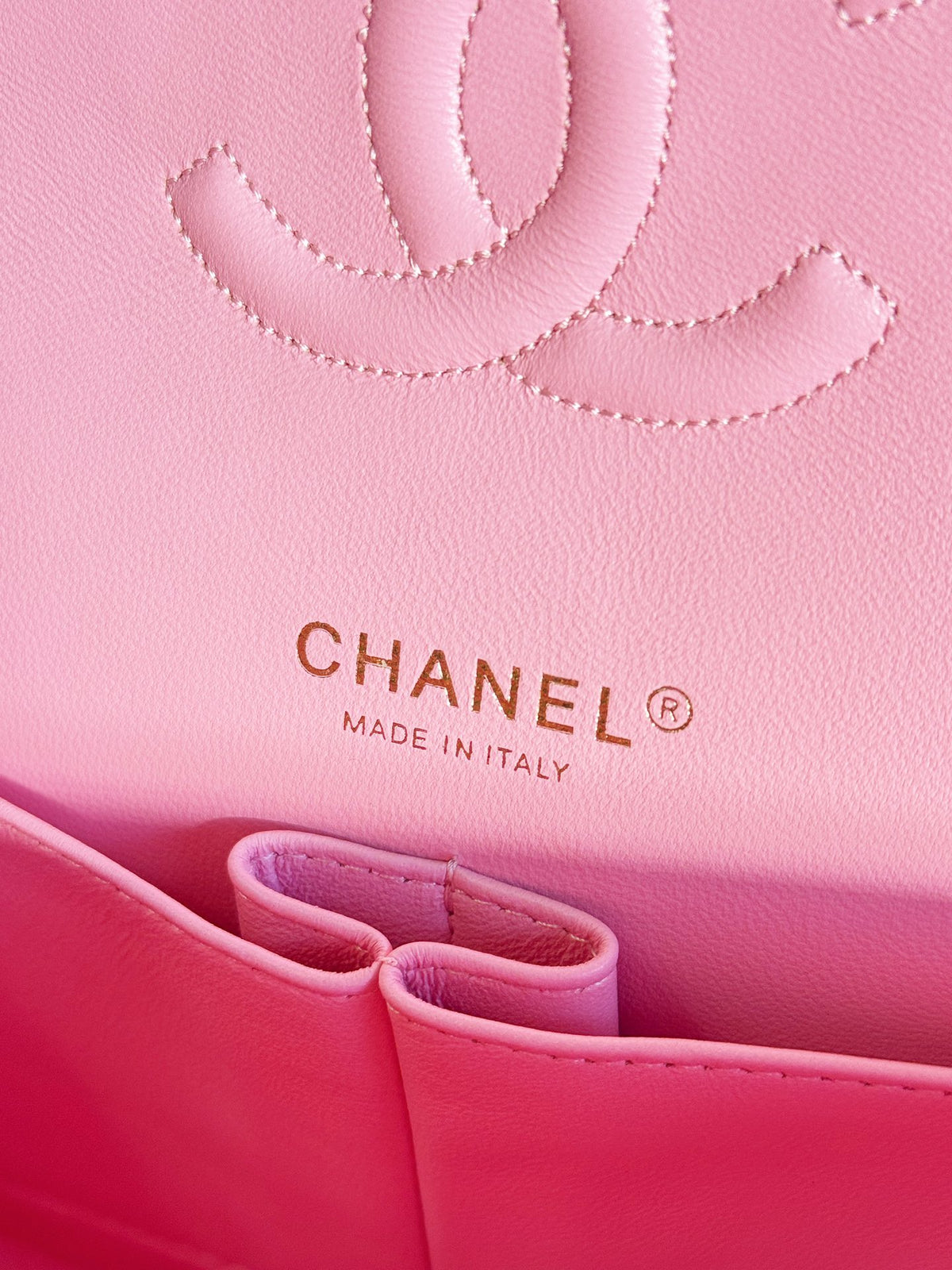 Chanel Mini Rectangular Flap Bag Pink, White and Black