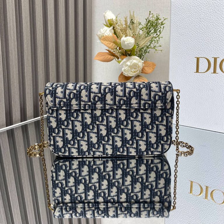Dior Medium Saddle Pouch with Chain