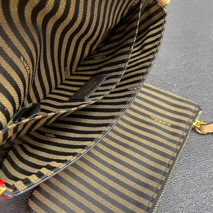 Fendi Wallet on Chain with Pouches Gray