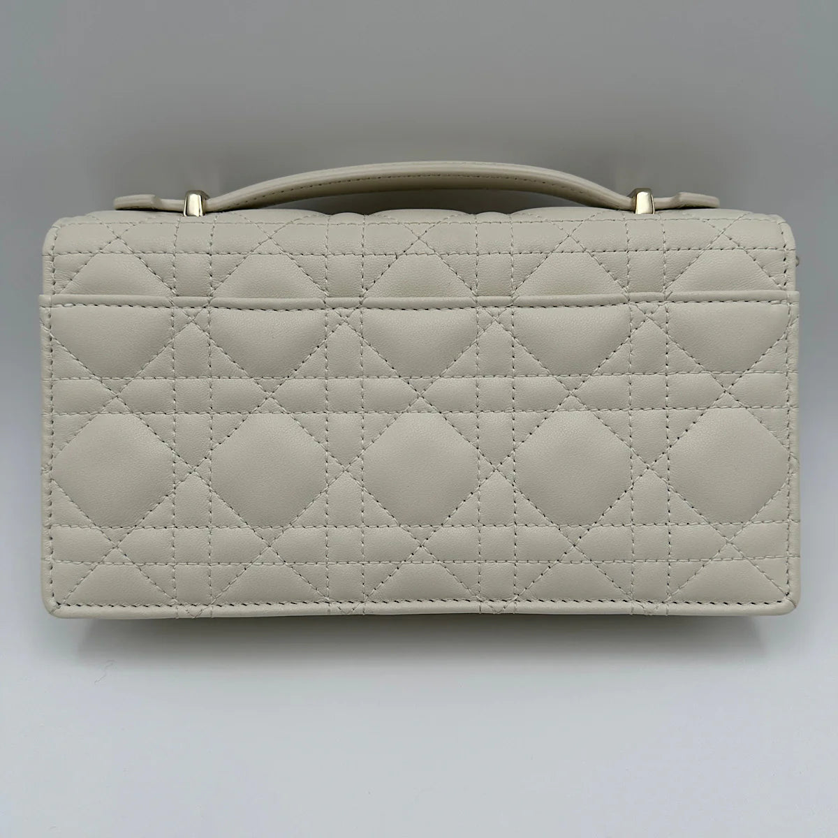 Dior My Dior Mini Bag in latte Cannage lambskin