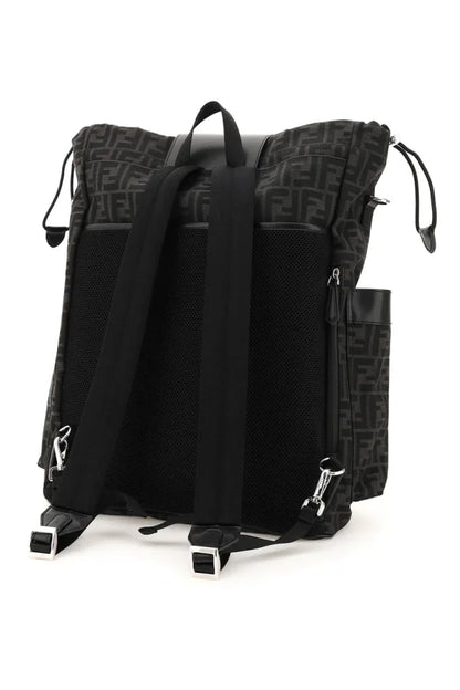 Fendi Strike Medium Black Backpack