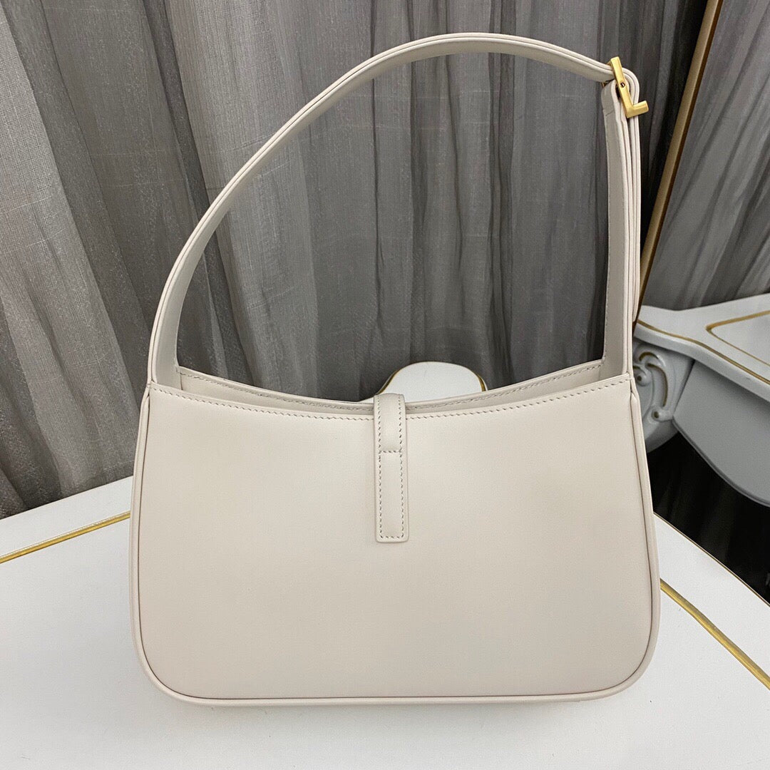 Saint Laurent  le 5 a 7 mini hobo bag – White