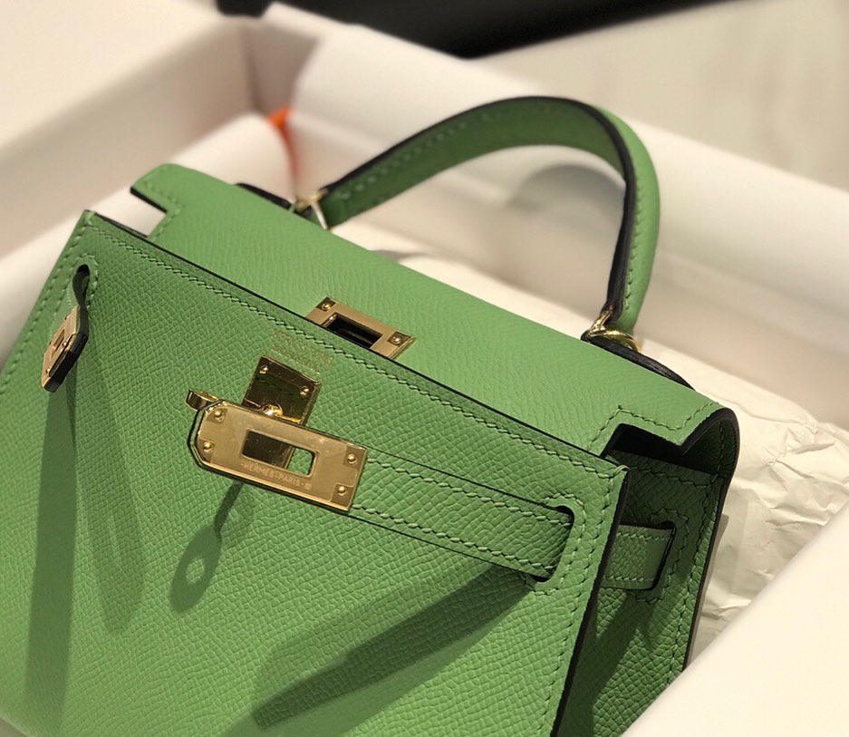 HN MINI 20 Green Gold Hardware