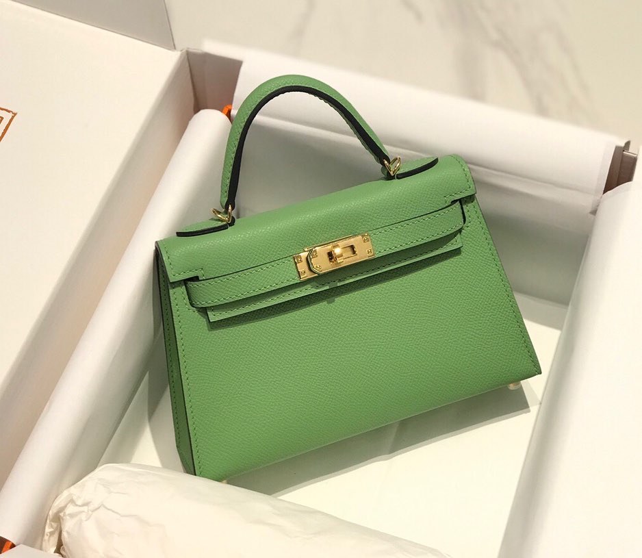 HN MINI 20 Green Gold Hardware