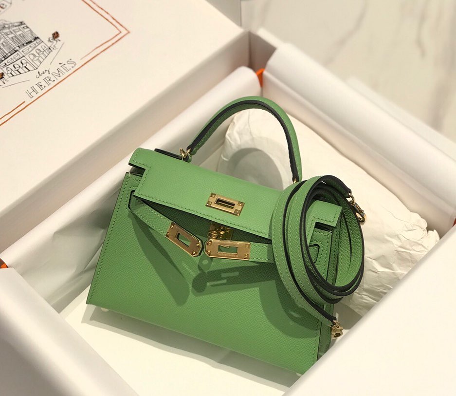 HN MINI 20 Green Gold Hardware