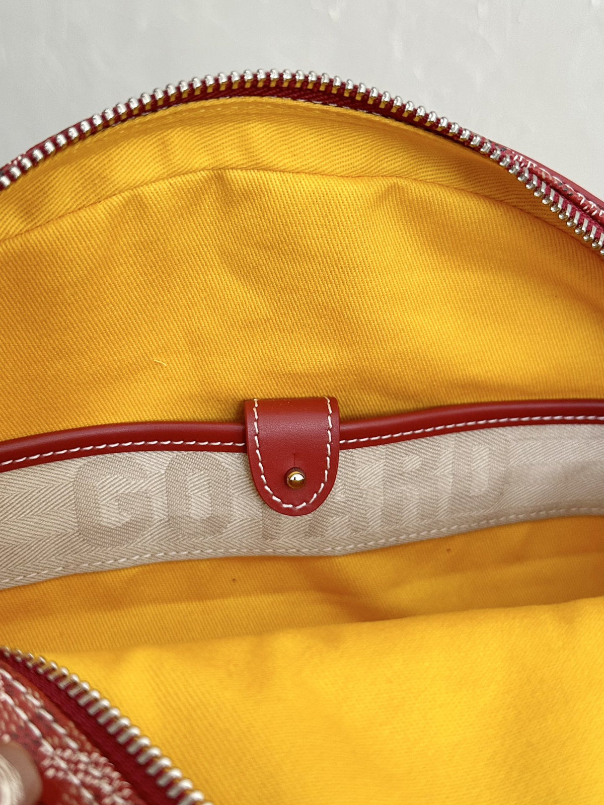 Goyard Saint Jeanne Bag Coated Canvas PM Red 9496843