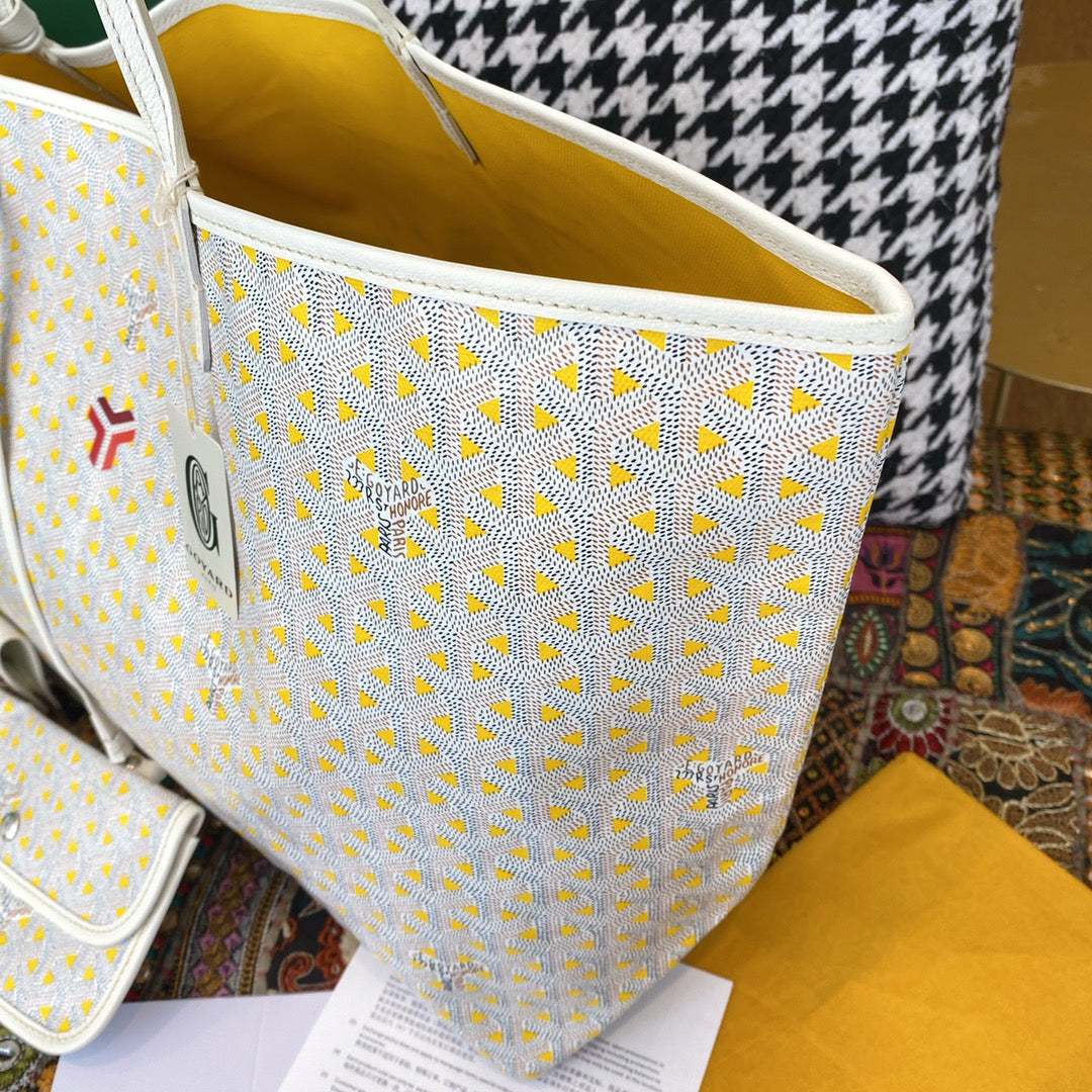 Goyard limited edition Saint Louis Claire-Voie GM Bag /Tote – Yellow