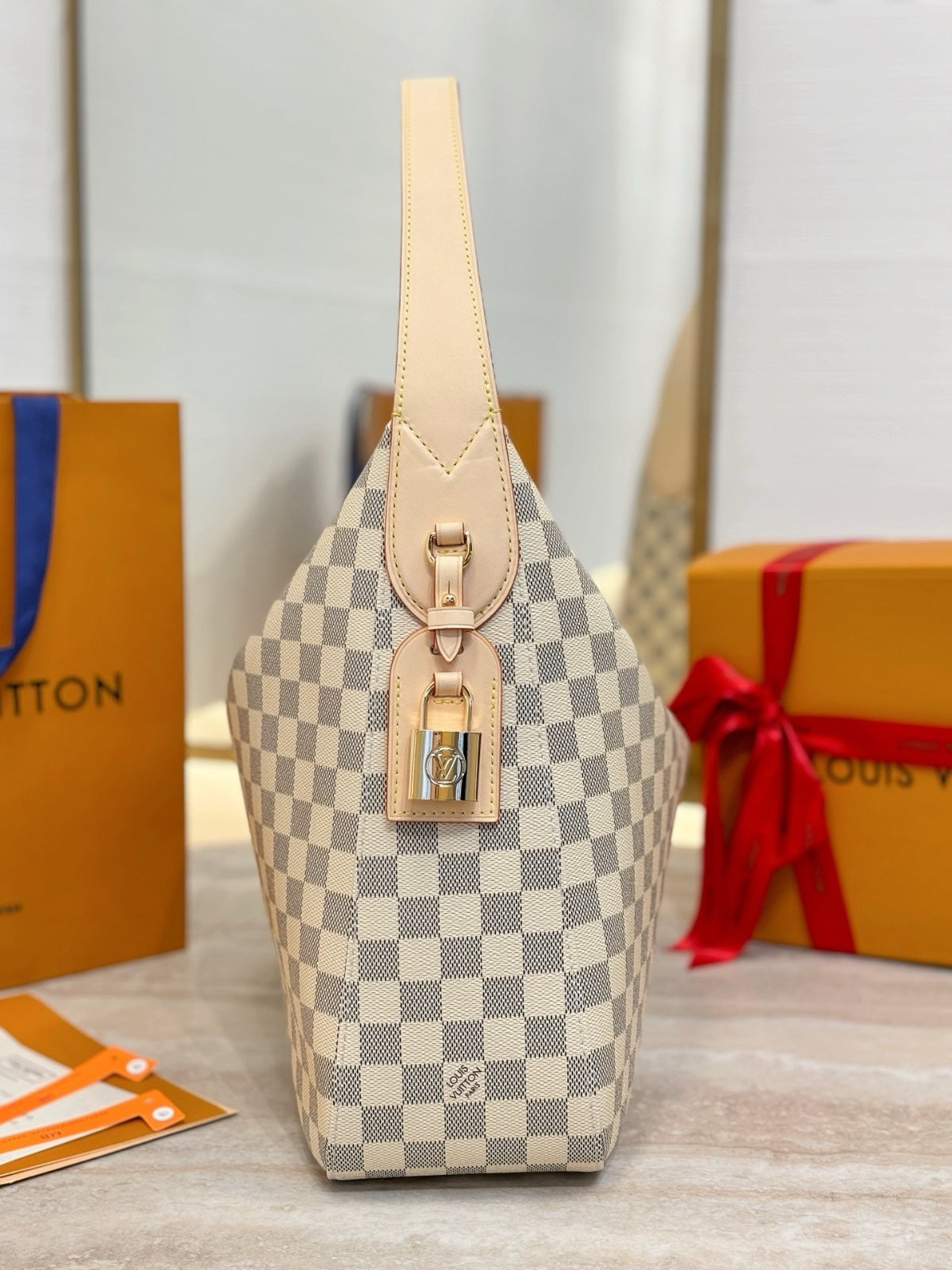 Louis Vuitton Damier Azur Slouchy MM