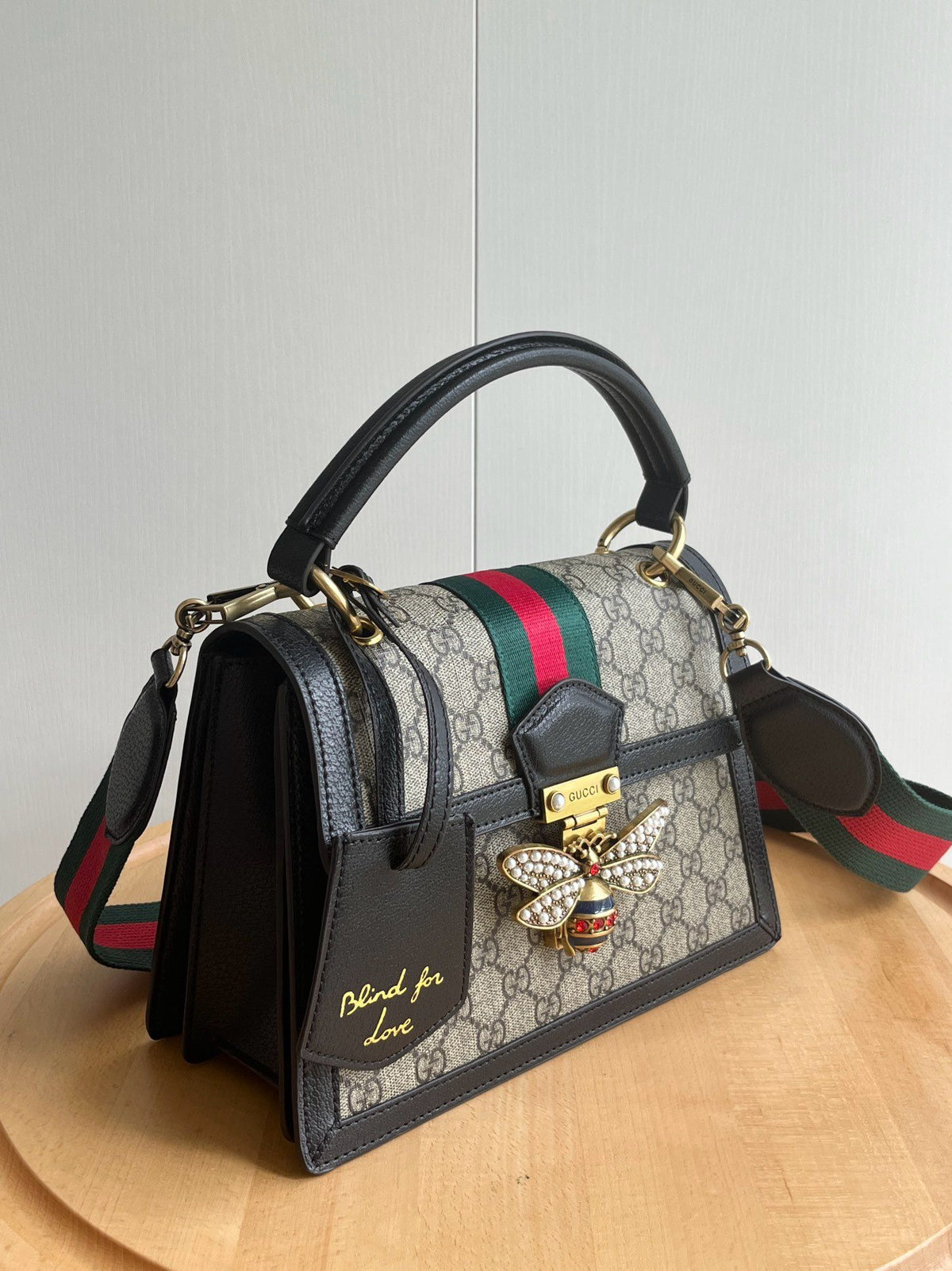 Gucci Queen Margarnet Bag in Black