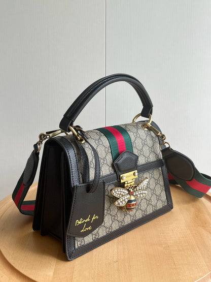 Gucci Queen Margarnet Bag in Black