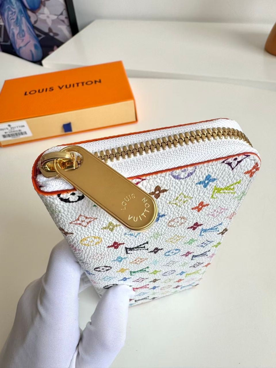 Louis Vuitton x Takashi Murakami Zippy Wallet