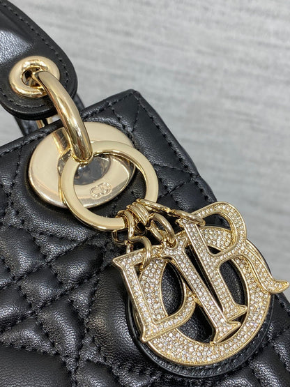 Christian Dior Mini Lady Dior bag in Black