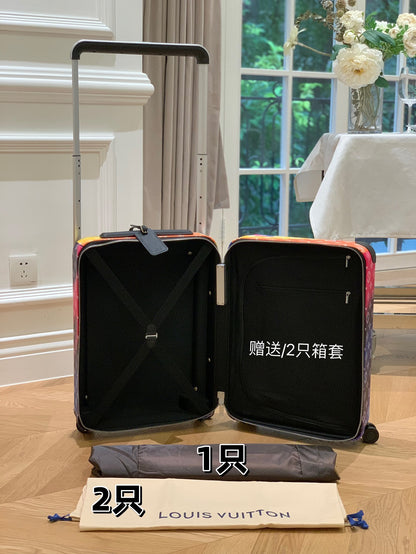Louis Vuitton Horizon 55 Multicolor Sunset Carry-on Bag Suitcase