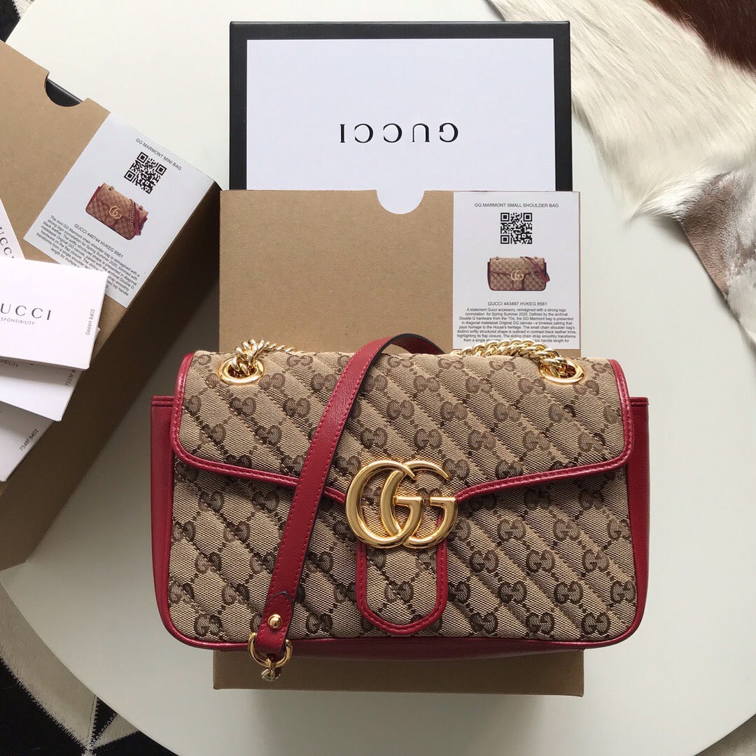 Gucci GG Marmont GG Shoulder Bag Small