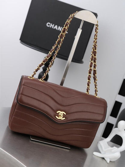 Chanel flap bag quilted leather