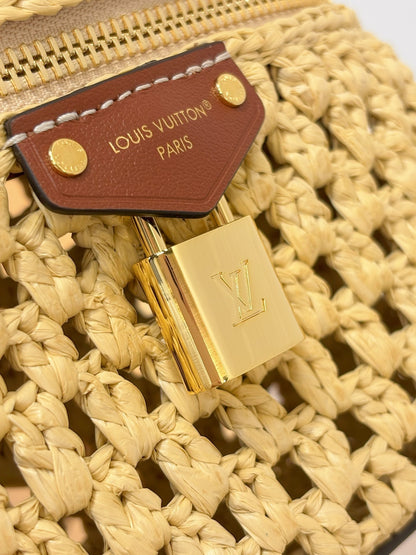 Louis Vuitton Vanity Chain Pouch in raffia