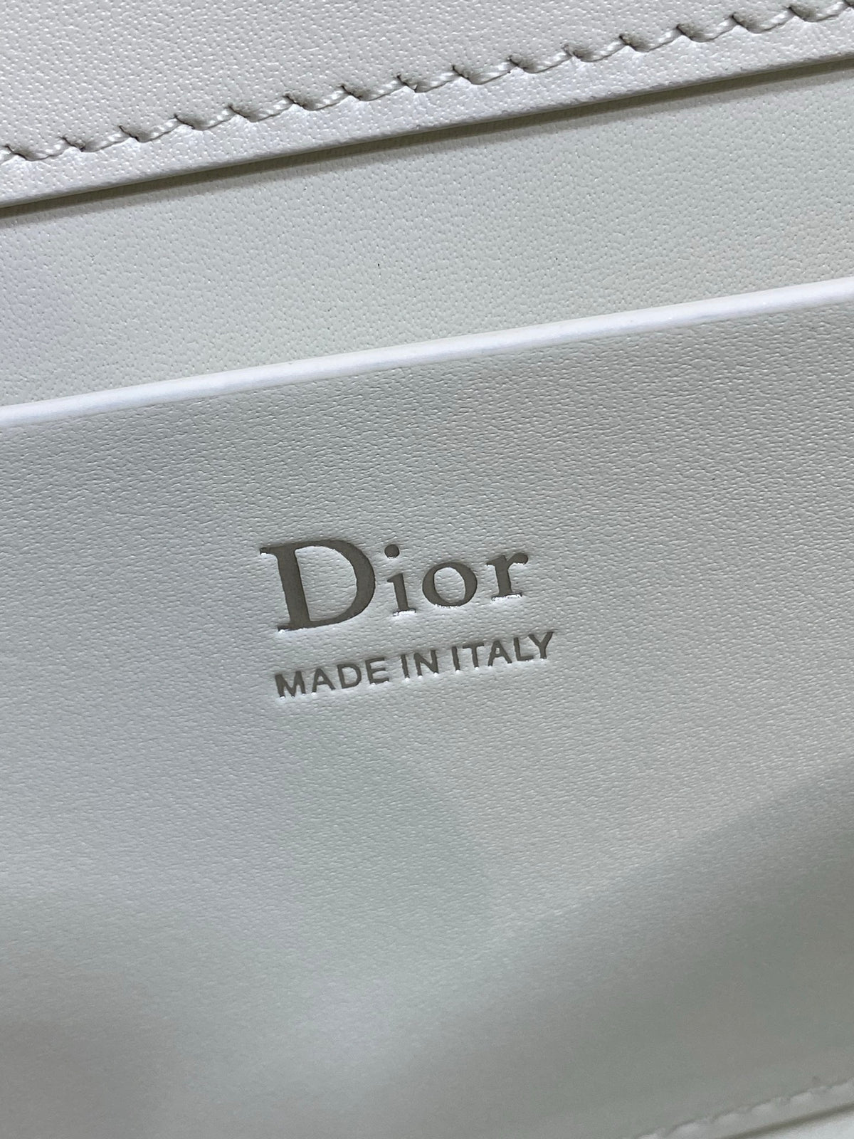 Dior My Dior Mini Bag in White Lambskin