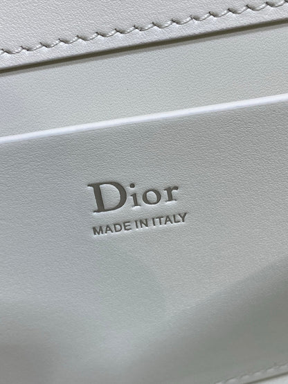 Dior My Dior Mini Bag in White Lambskin
