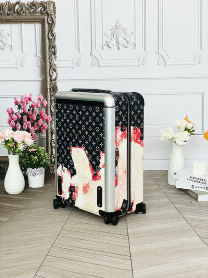 Louis Vuitton Horizon 55 rolling suitcase Aistinctive Artistic Pattern