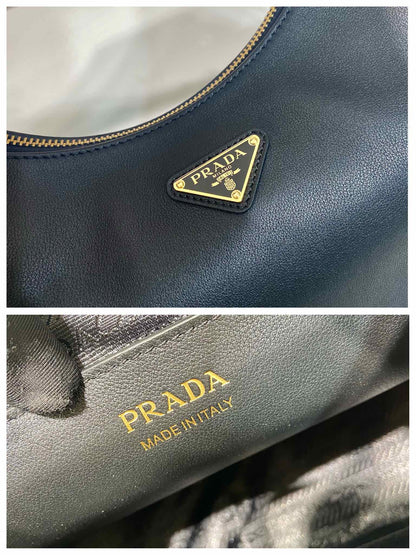 Prada Arche Small Leather Shoulder Bag
