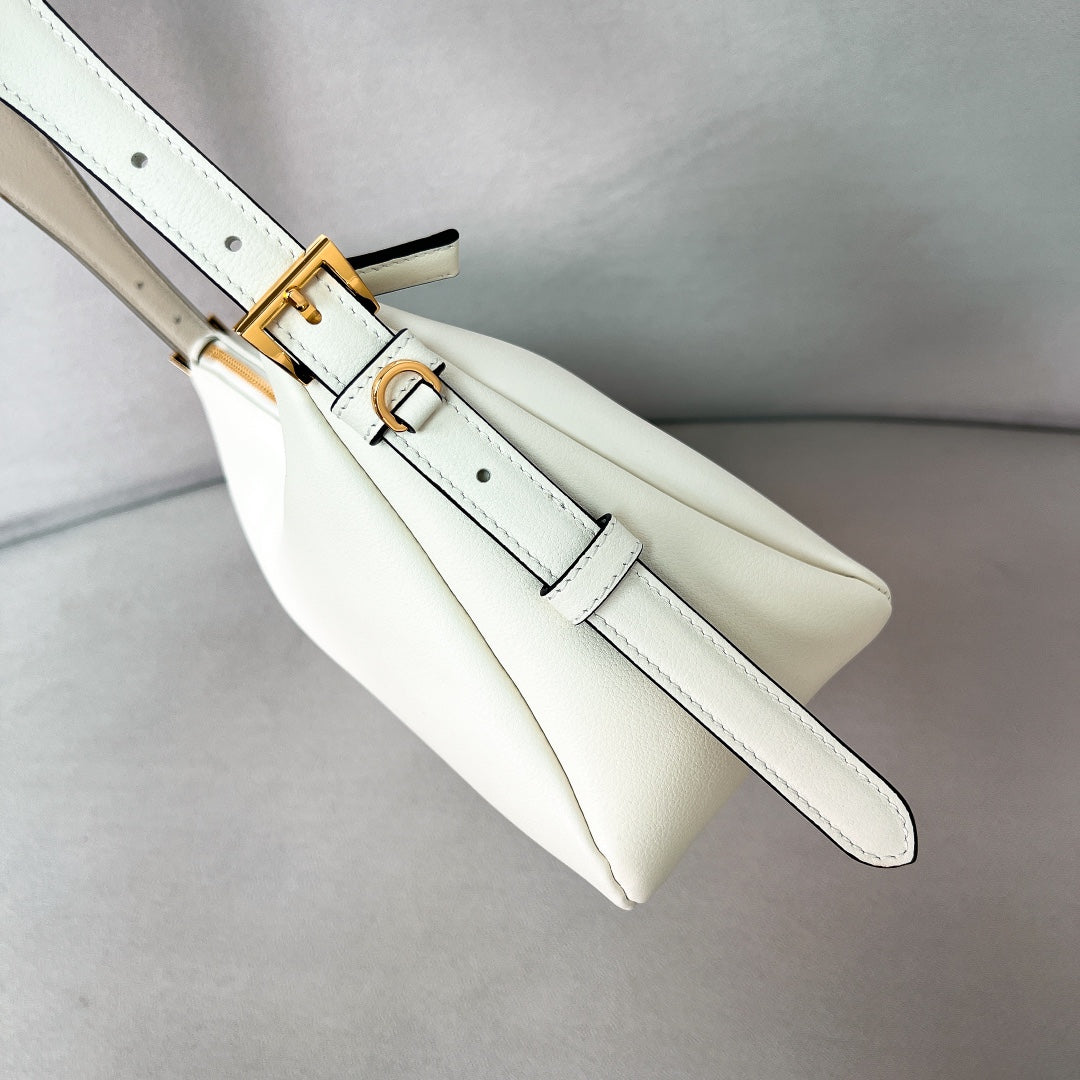 Prada Medium Aimée Shoulder Bag | White