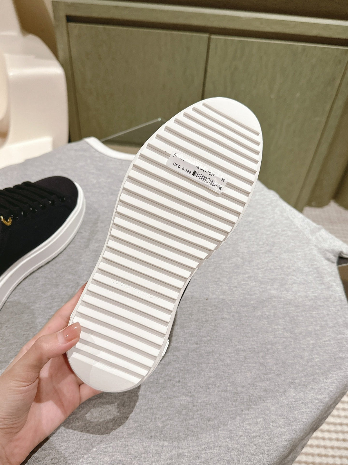 LV Women Black Canvas Sneakers