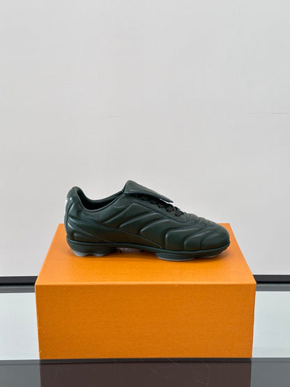 LV Men Black Leather Sneakers