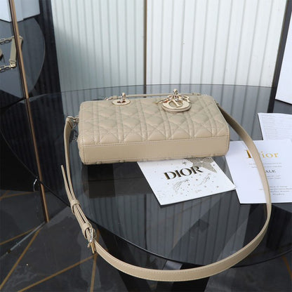 Dior Medium Beige Lady D-Joy Bag