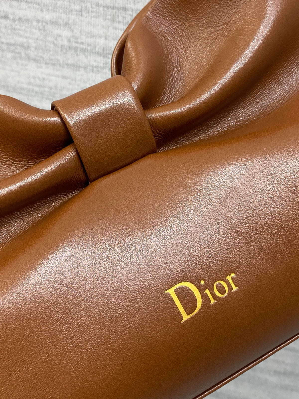 Dior Bow Bag Small Brown