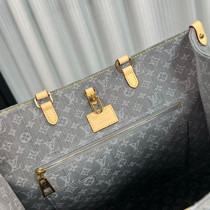 Louis Vuitton OnTheGo MM Monogram Denim canvas