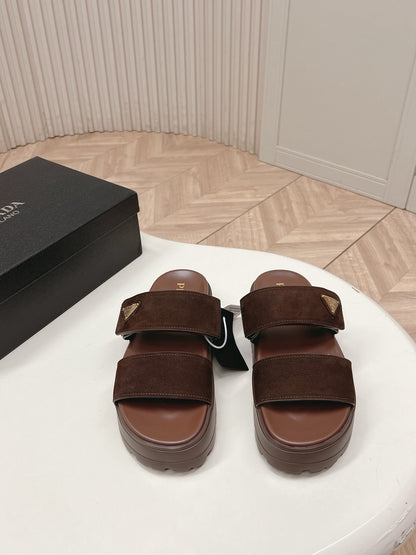 Prada Nubuck Slides