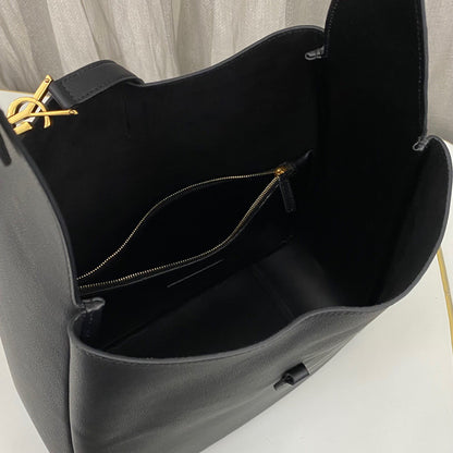 YSL Black 1453YS Hobe Bag 30cm