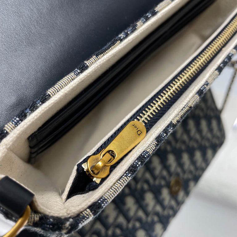 Dior Medium Saddle Pouch with Chain