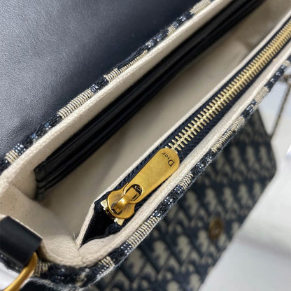 Dior Medium Saddle Pouch with Chain