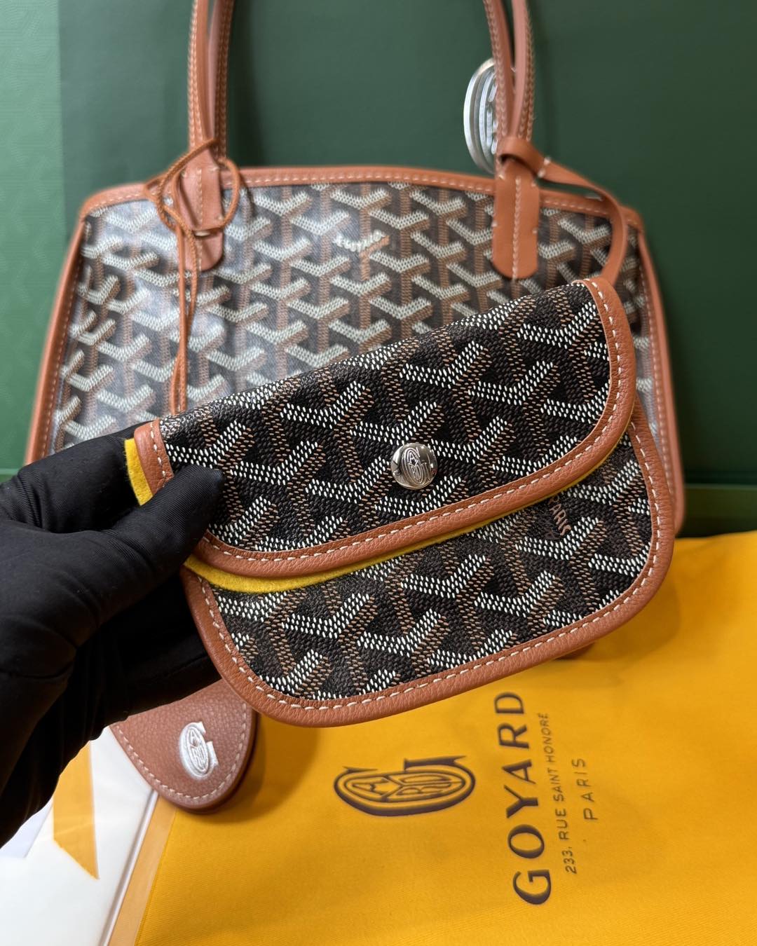 Goyard Mini Anjou Brown