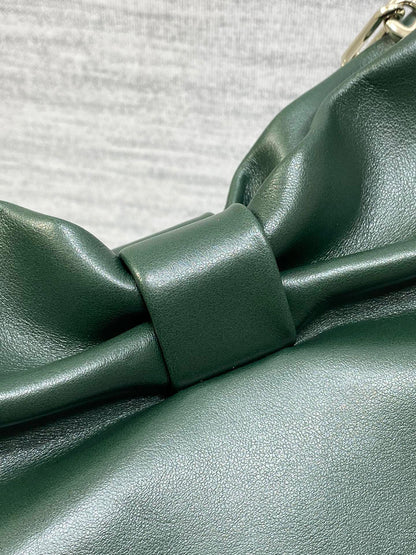 Dior Bow Bag Small Dark Green