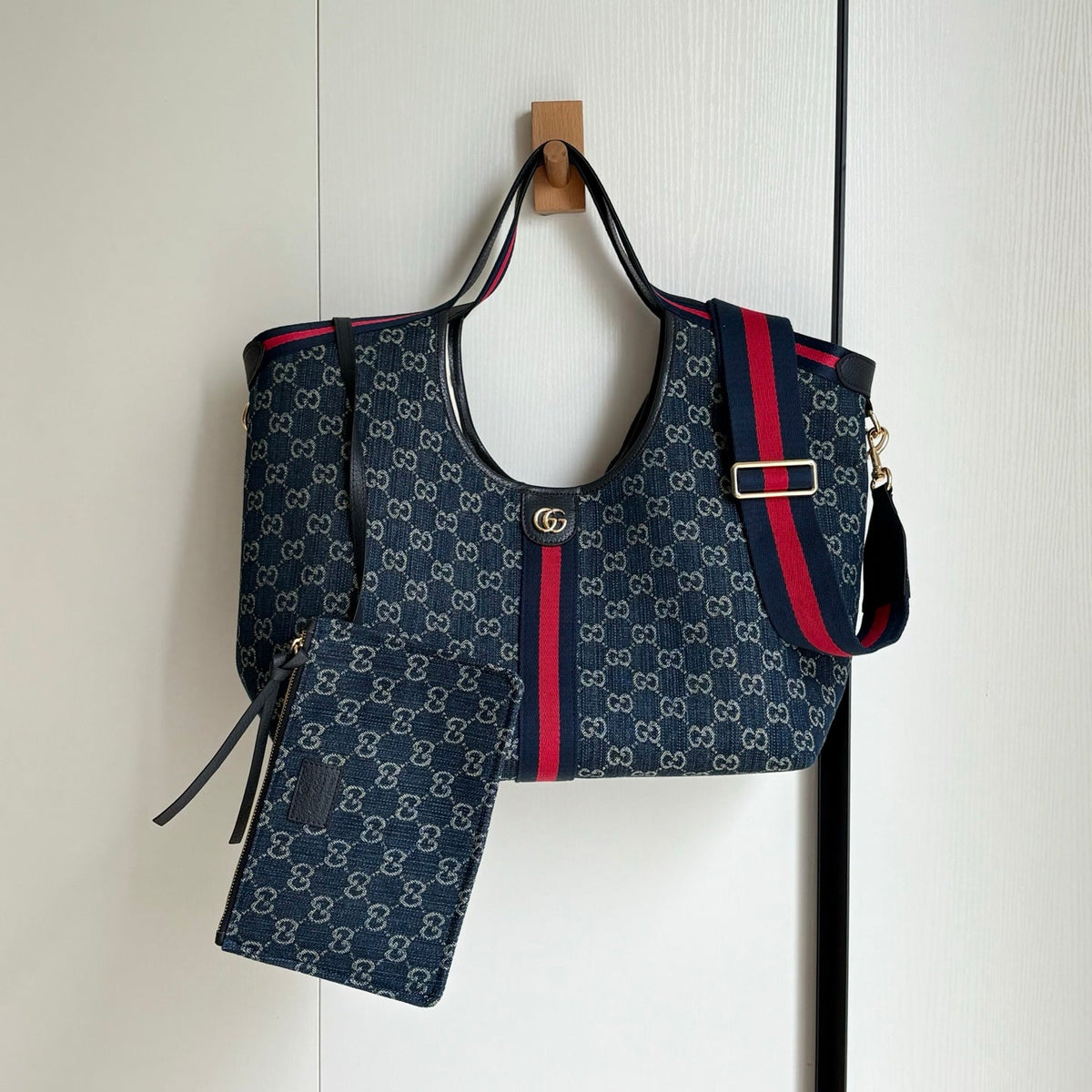 Gucci Giglio Tote Blue Top quality 1:1 Replica