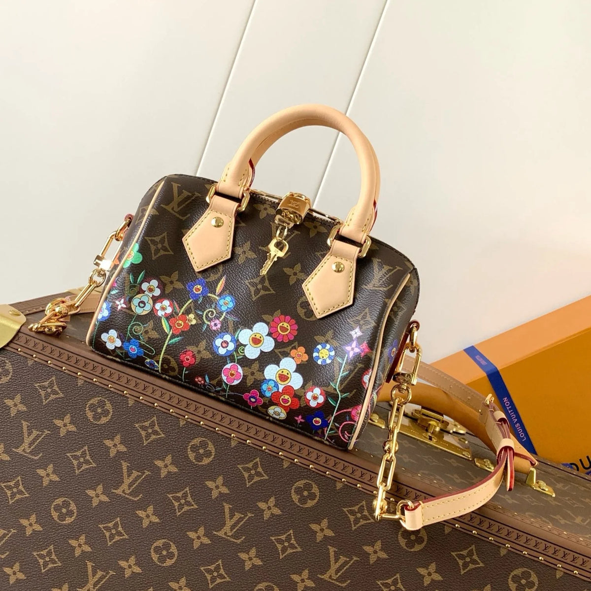 Lv Murakami Speedy Bandouliere 20