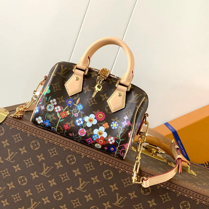Lv Murakami Speedy Bandouliere 20