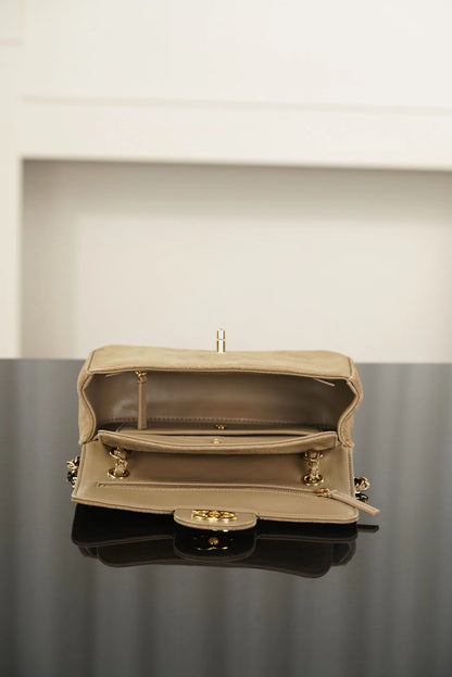 Chanel Maxi Souplissimo Flap Bag Mini Suede