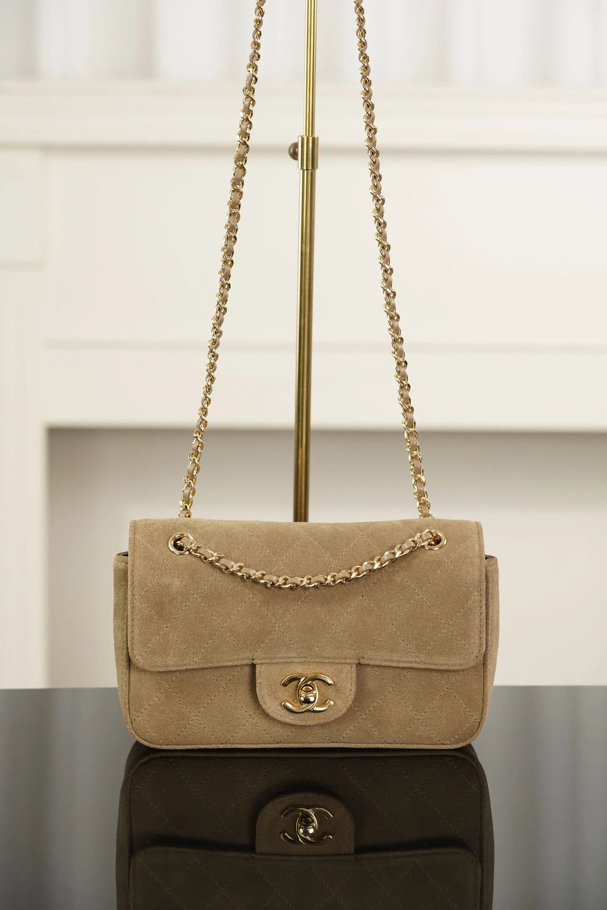 Chanel Maxi Souplissimo Flap Bag Mini Suede