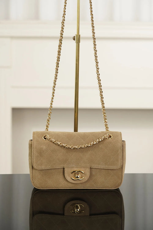 Chanel Maxi Souplissimo Flap Bag Mini Suede