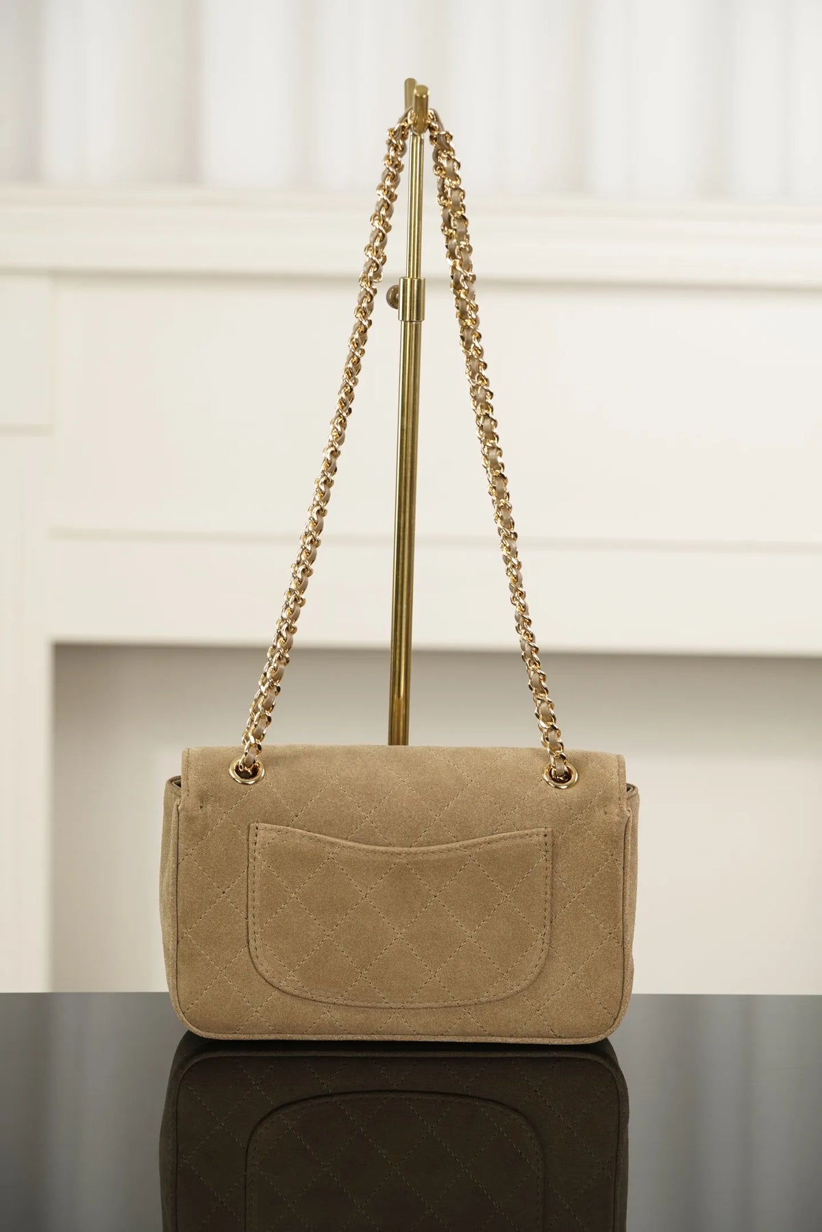 Chanel Maxi Souplissimo Flap Bag Mini Suede