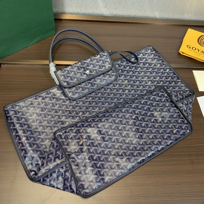 Goyard Navy Blue Anjou GM Tote bag