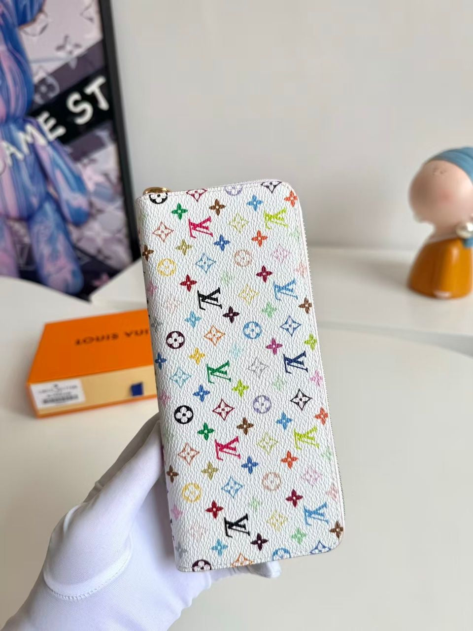 Louis Vuitton x Takashi Murakami Zippy Wallet
